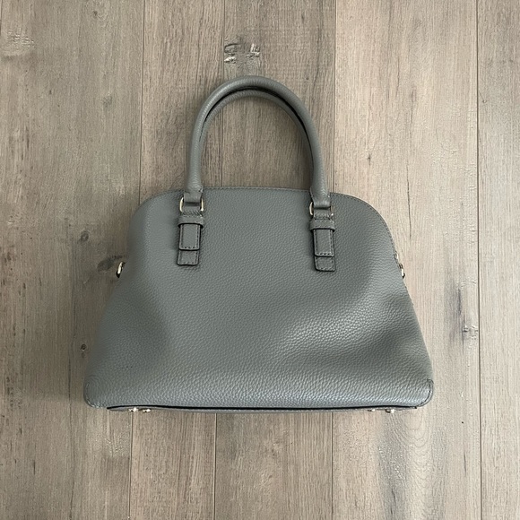 Stunning Kate Spade Grey Pebbled Dome Purse - Picture 3 of 7